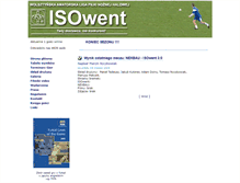 Tablet Screenshot of football.isowent.com.pl